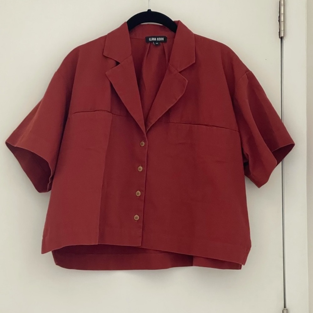 ILANA KOHN Mini Mapes Shirt Medium in Terra